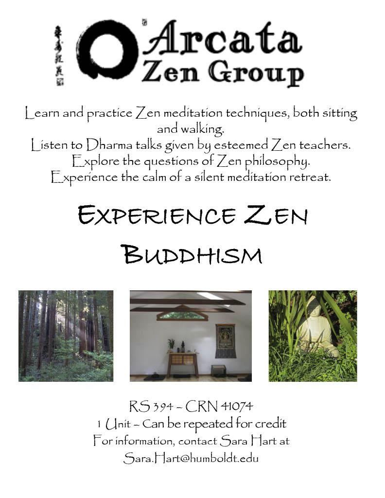 RS 394 Experience Zen Buddhism